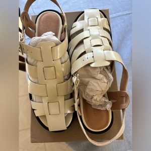 New Women’s Madewell Carrie Fisherman Sandal Size 8
